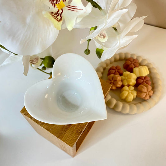 Brûle-parfums Coeur et Bambou