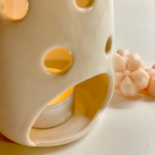 Brûle parfums Céramique Blanche