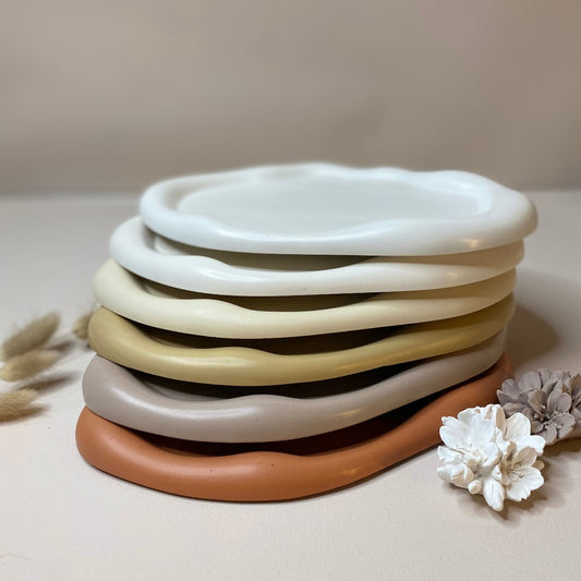 Plateau Nuage en Jesmonite