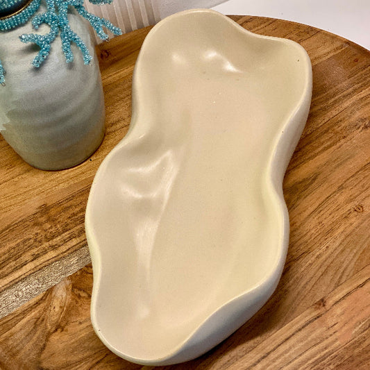 vide-poche artisanal en jesmonite, original et glamour