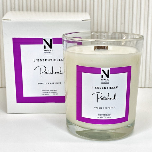 Bougie végétale au parfum patchouli