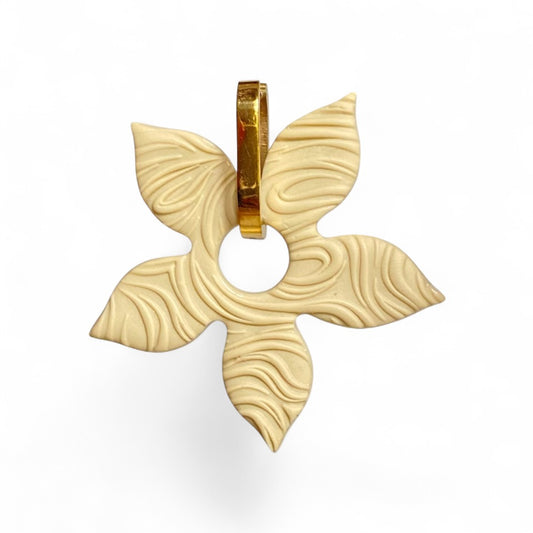 Pampilles fleurs ÉVORA écru à motifs incrustés, finition mate – Nadd ConceptPampilles fleurs ÉVORA écru à motifs incrustés, finition mate – Nadd Concept
