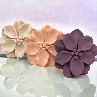 Diffuseur de voiture  Fleur en jesmonite