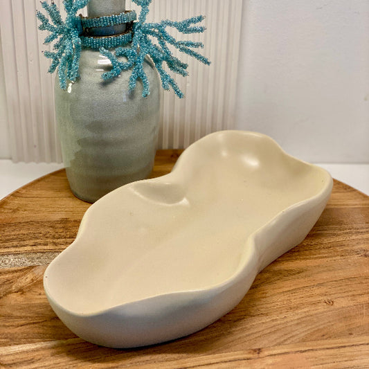 vide-poche artisanal en jesmonite, original et glamour