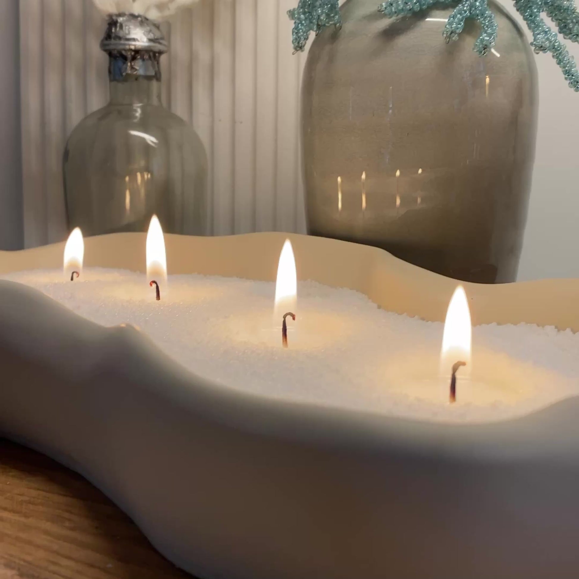 vide-poche artisanal en jesmonite, original et glamour